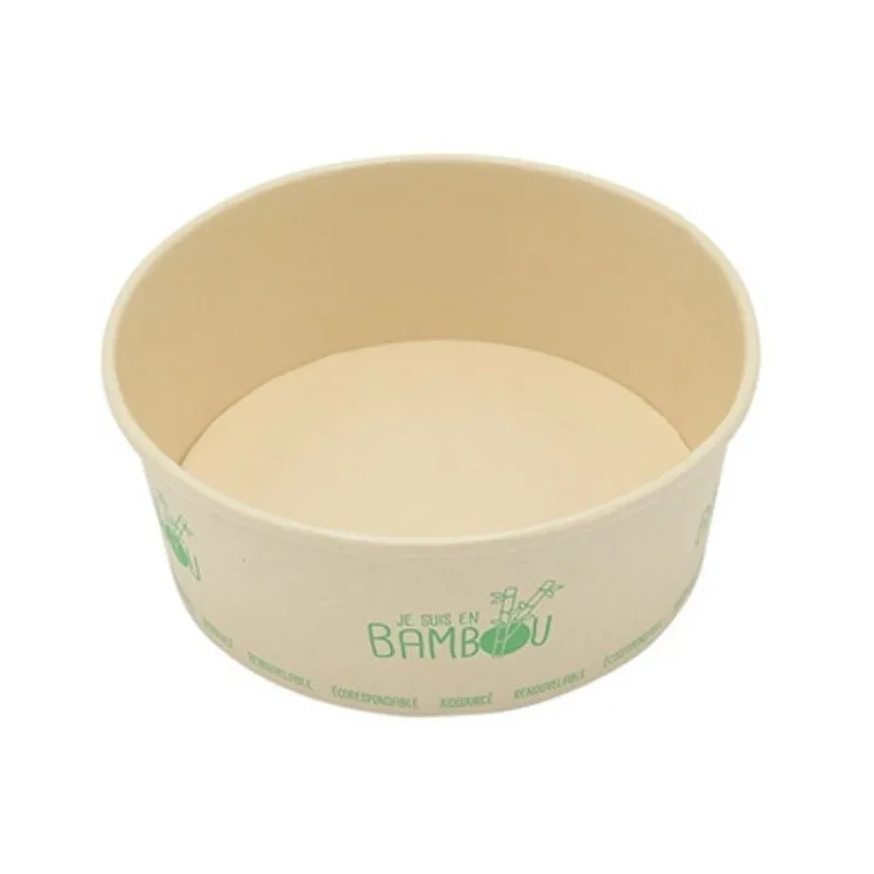 Salotų dubuo iš bambuko – 1300 ml – 50 vnt. pakuotė