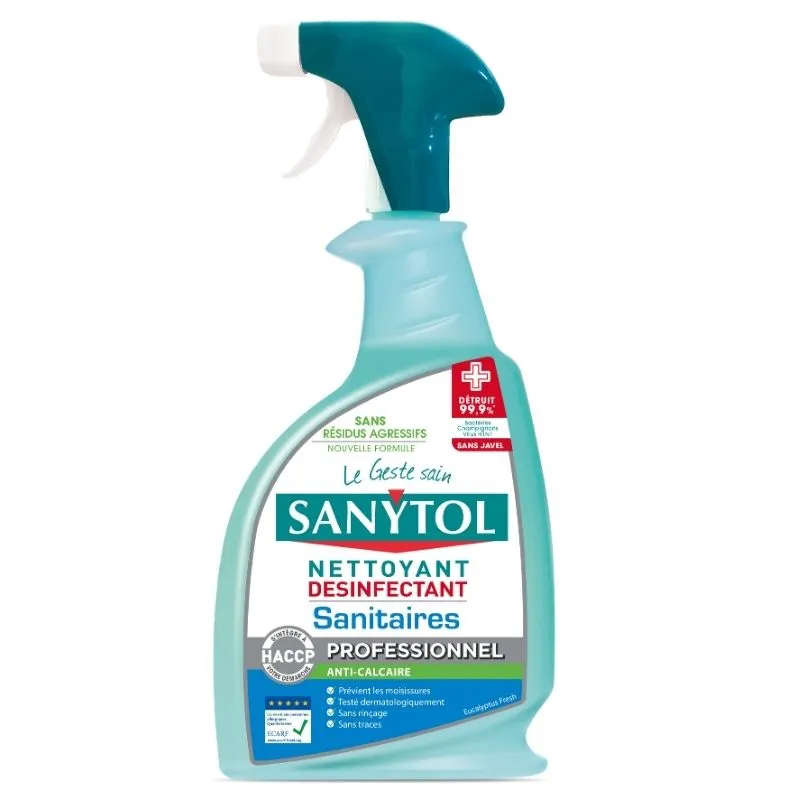 Purškiamas dezinfekuojantis valiklis sanitariniams patalpoms - 750 ML