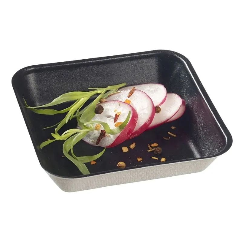Lėkštė Kanopée Juoda – 100 x 100 mm – 50 vnt.