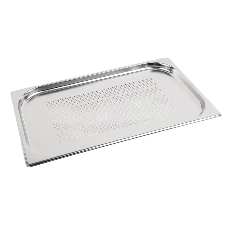 Perforuotas Gastronorminis Indas iš Nerūdijančio Plieno Gn 1/1 150Mm