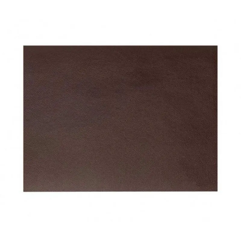 Stačiakampis stalinis padėklas iš rusvos žirnėtos odos „Rinia" – 45×30 cm