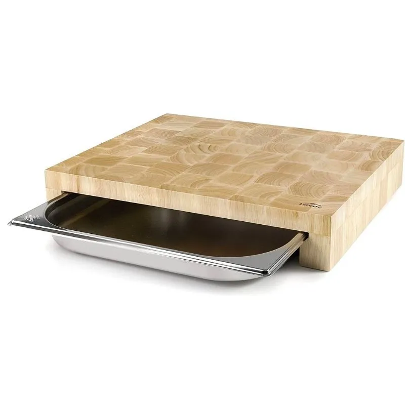 Medinis pjaustymo lenta - 350 x 290 mm - GN 2/3 stalčiai - Storis 70 mm