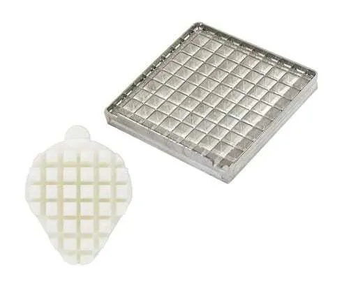 Peilis ir stūmoklis bulvytėms skardžiuoti - 8 x 8 mm