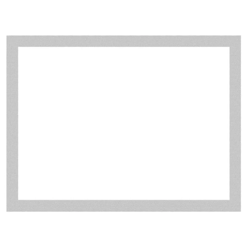Baltas lėkščių komplektas iš celiuliozės - 400 x 300 mm - 2000 vnt.