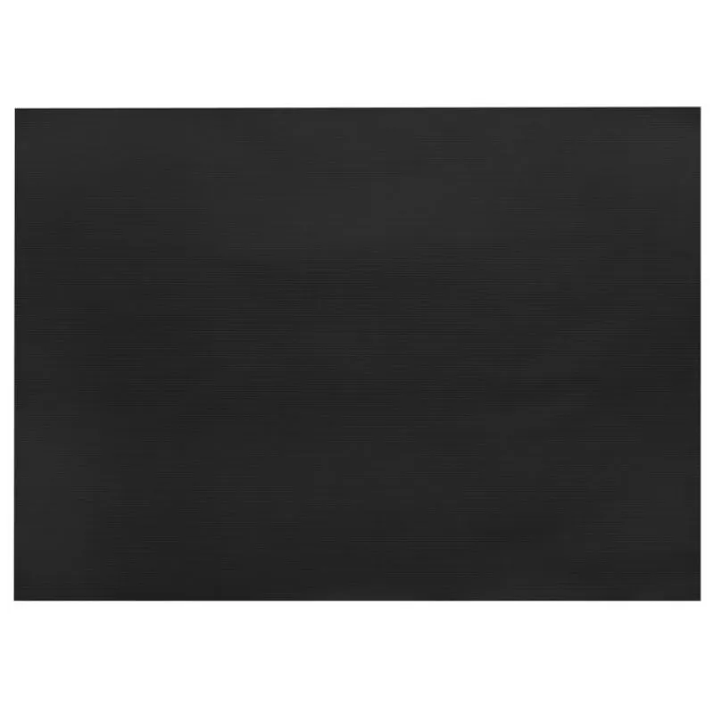 Juodos spalvos lėkščių komplektas iš celiuliozės - 400 x 300 mm - 2000 vnt.