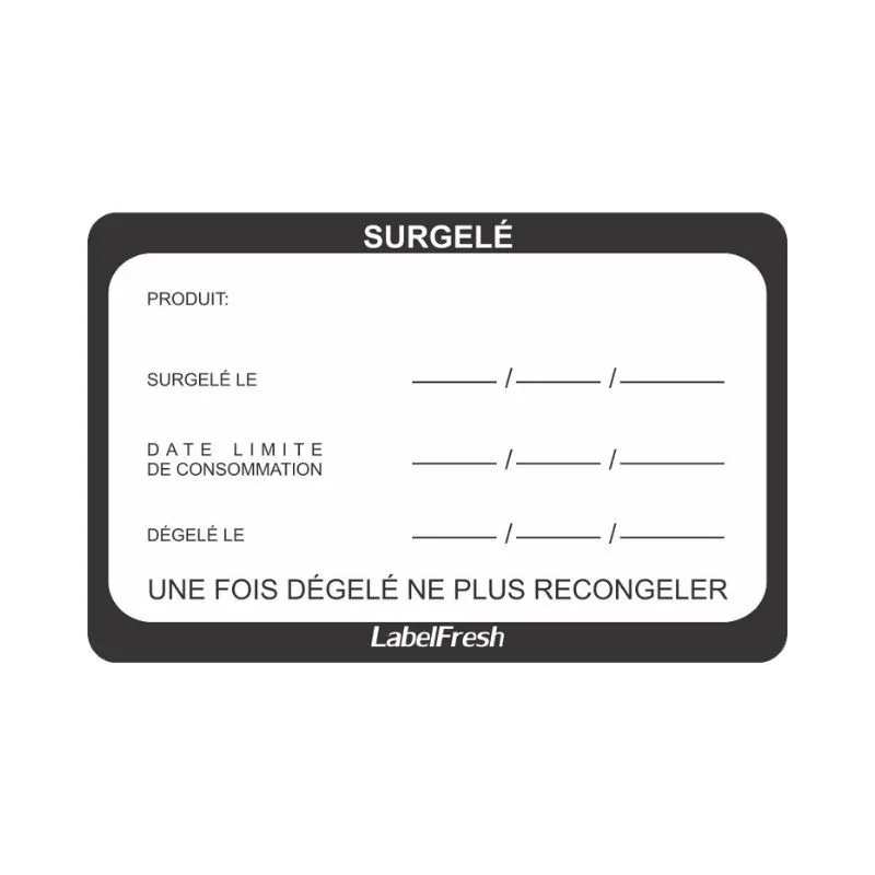 LabelFresh šaldytų produktų sekimo etiketė 70 x 45 mm – 500 vnt.