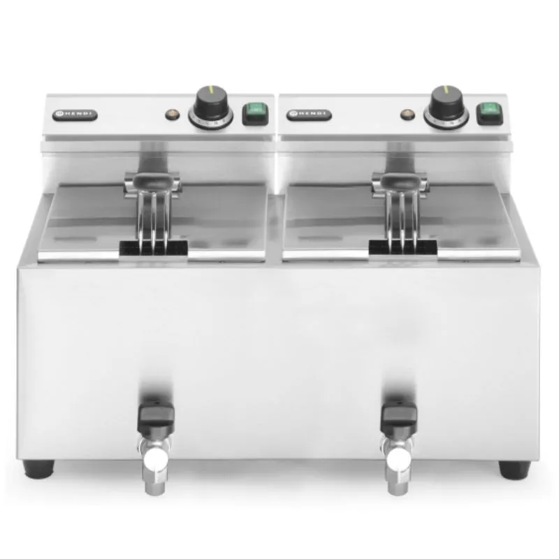 Mastercook keptuvė su išleidimo čiauru - 2 x 8 L