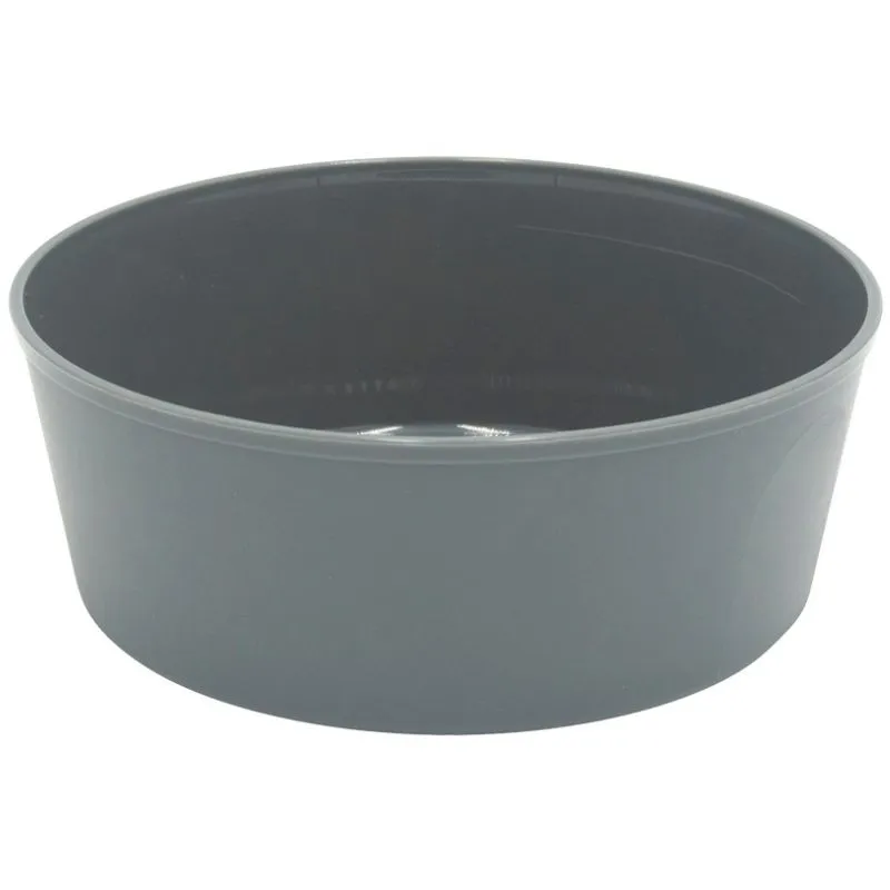 Panaudojamas pilkas salotų dubuo iš PP - 1200 ml - 24 vnt.