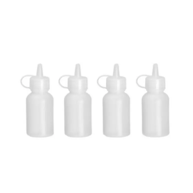Mini buteliukas dozatorius - 50 ml - Rinkinys iš 4