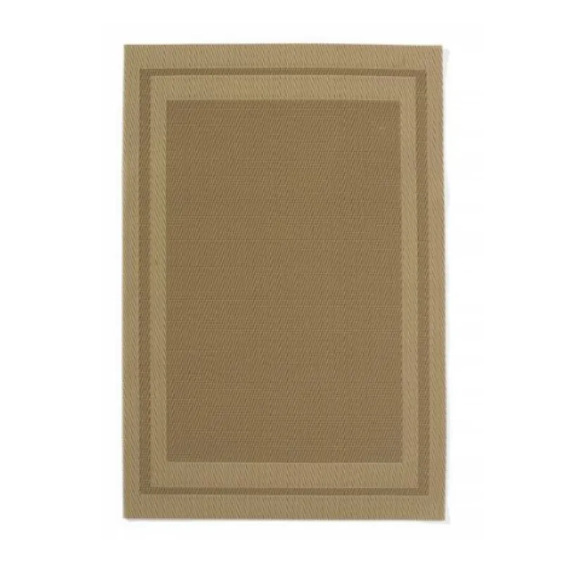 Beige PVC stalo padėklas L 450 mm x P 300 mm - Rinkinys iš 6