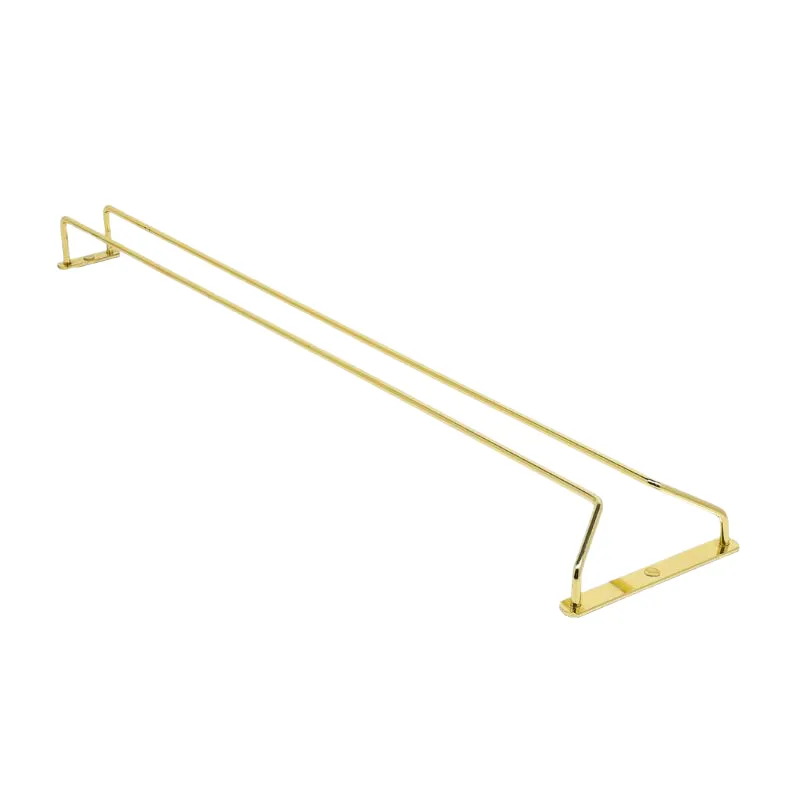 Pakabinamas laikiklis stiklinėms su kojomis iš žalvario - 60 cm