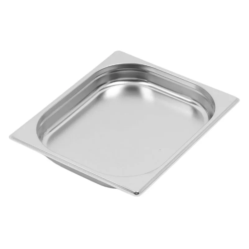 Gastronorminis Indas GN 1/2 iš Nerūdijančio Plieno AISI 201 - 325 x 265 x 40 mm - 2 L - Storis 0,6 mm - Tinka Indaplovei