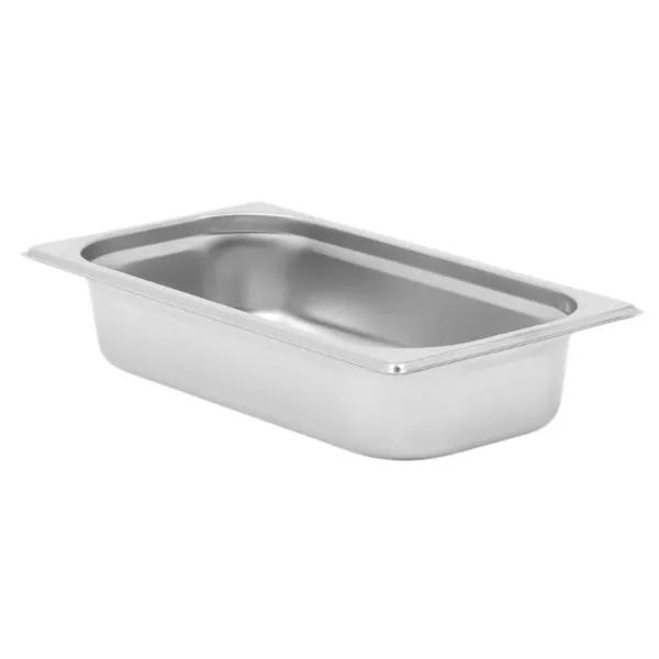 Gastronorminis Indas GN 1/3 iš Nerūdijančio Plieno - Gylis 65 mm - 2,5 L