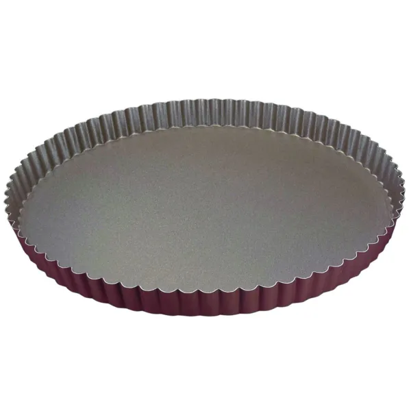 Apvali Gofruota Nelipni Pyrago Forma - ⌀ 320 mm