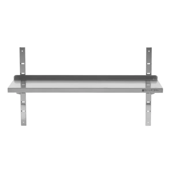 Nerūdijančio plieno sieninė lentyna - L 1400 x P 300 mm
