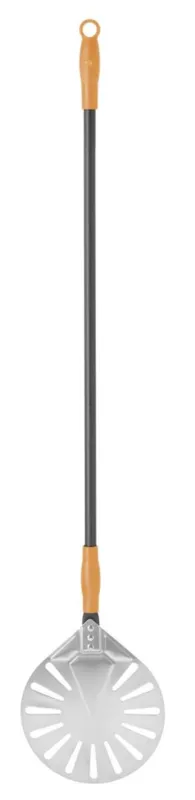 Apsupta skylėmis apvali picos lopšys iš nerūdijančio plieno - 1200 x 230 mm