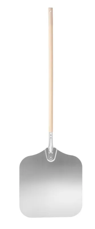 Kvadratinė pica kepimo lopšelis su medine rankena - 1320 x 405 mm