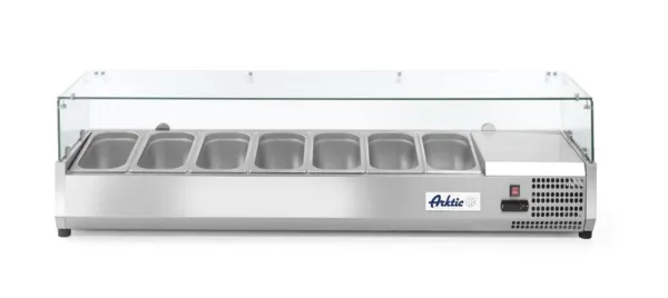 Šaldytuvas vitrina - 7 x GN 1/3