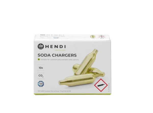 CO₂ kapsulės Soda sifonui - 10 vnt. paketas