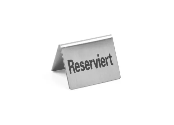 Stalo Stovelis Reserviert iš Nerūdijančio Plieno - 4 Vnt.