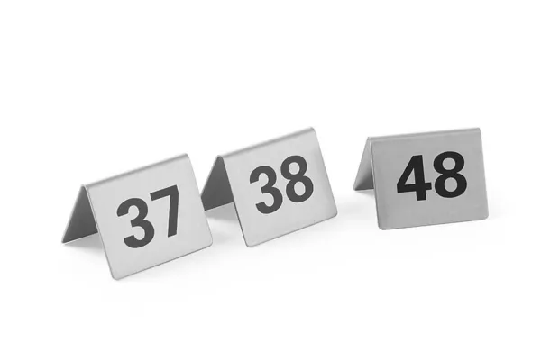 12 Stalo lentelių su numeriais nuo 37 iki 48 komplektas