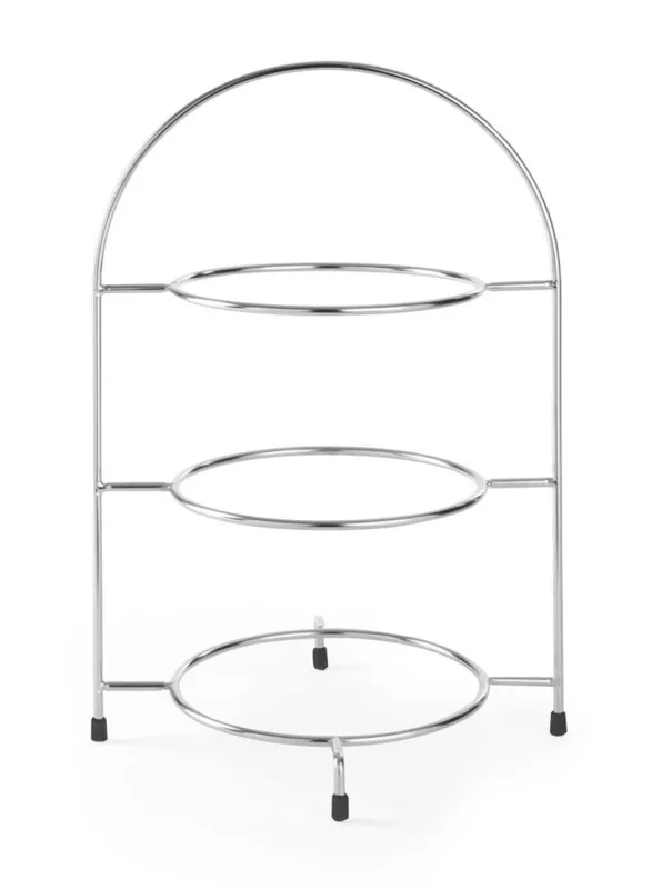Chromuotas lėkščių stovas - 275 mm skersmens