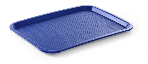 Stalo plokštelė greito maisto patiekalams mėlyna spalva - 415 x 305 mm