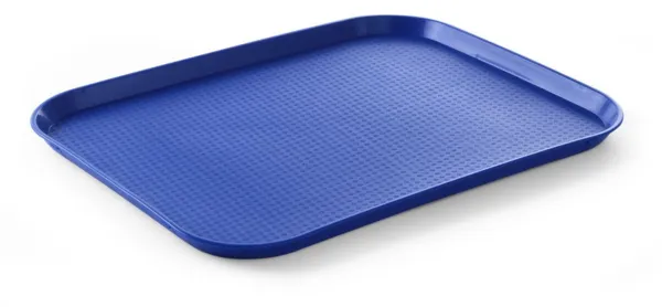 Stalo gaminys greito maisto restoranui - Didelis modelis 450 x 350 mm - Mėlyna