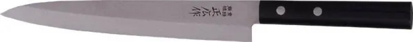 Sushio peiliu Yanagiba (Sashimi) kairiarankiams, 20 cm ilgio ašmeniu.
