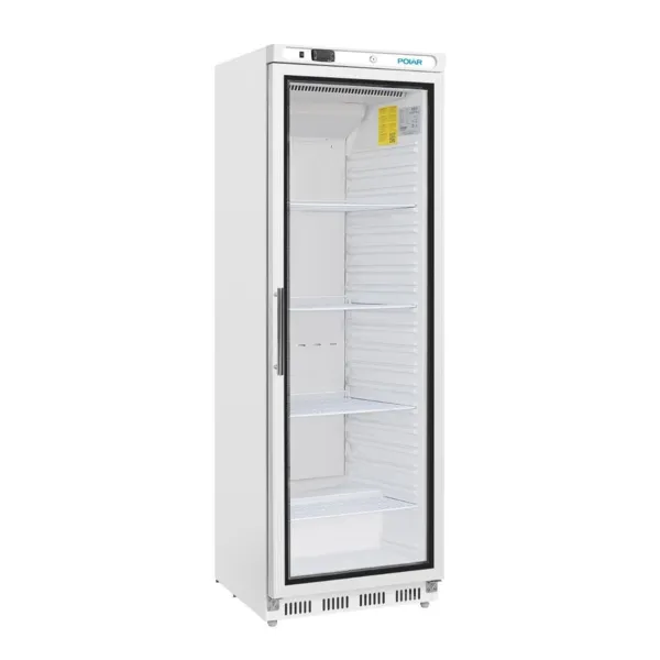 Šaldytuvas su vitrina, baltas, 400 l
