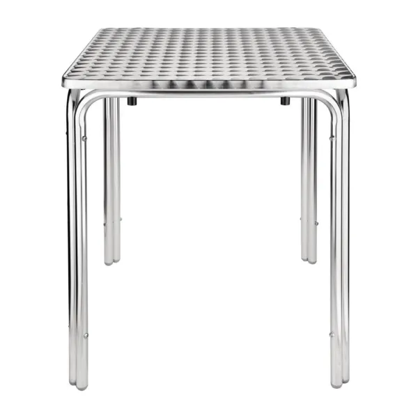 Stalas kvadratinis, nerūdijantis plienas - 600 x 600 mm