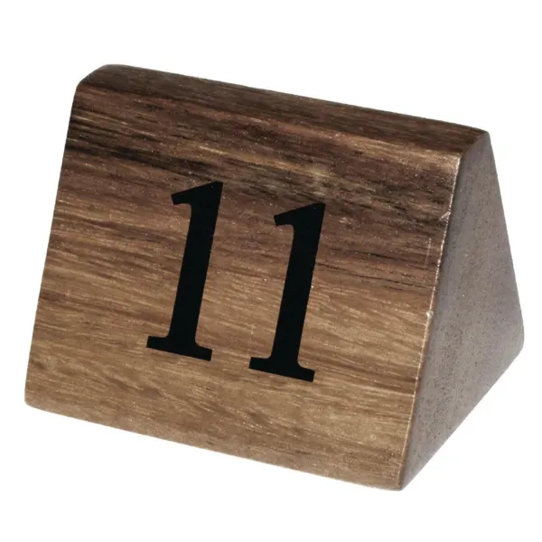 Stalo numeriai iš 11 iki 20