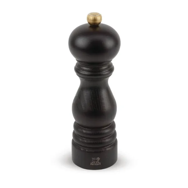 Druskos malūnas, tamsaus medžio, 180 mm.