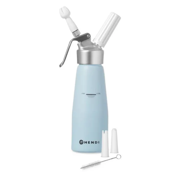 Sifonas grietinėlei mėlynas - 0,5 L