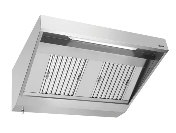 Sieninis gaubtas su varikliu ir apšvietimu - L 1400 x P 900 mm