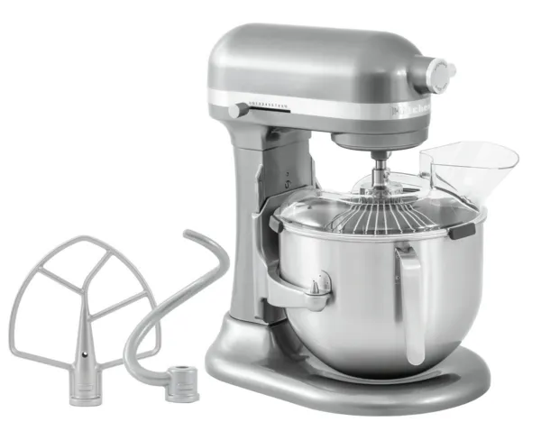 Sidabrinis KitchenAid maišytuvas - 6,6 L