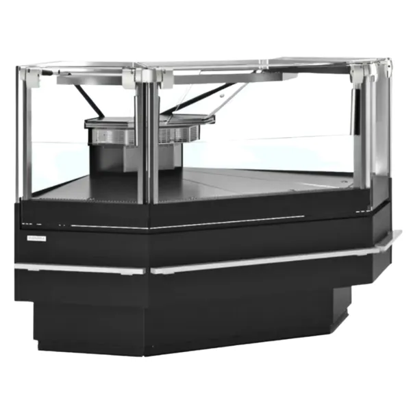 90° kampinis modulinis šaldomas prekystalis - 155 L