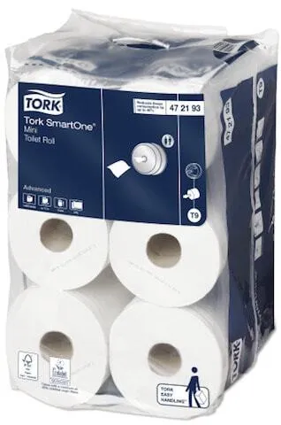 Tualeto popierius „Advanced White“ mini dozatoriui - Tork SmartOne - 12 vnt.