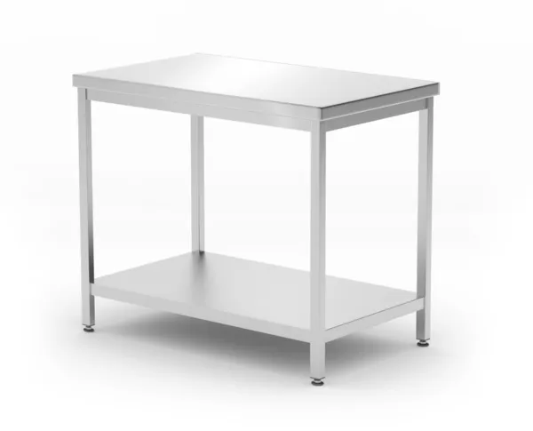 Centrinis Profi Line stalas su lentyna - I 1000 x P 600 mm