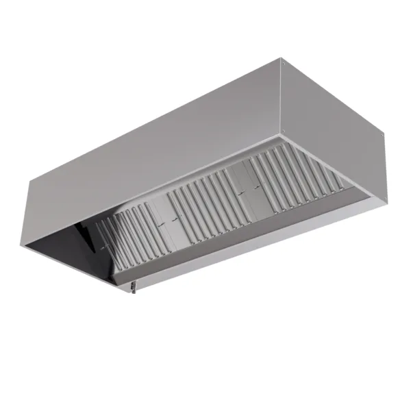 Kubinis dangtis, 1100 mm gilumo su LED apšvietimu ir be variklio - ilgis 2800 mm