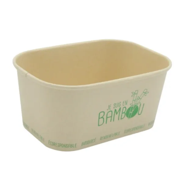 Bambuko mikrobangų dėžutė "Aš esu bambukas" - 100 ml - 50 vnt.