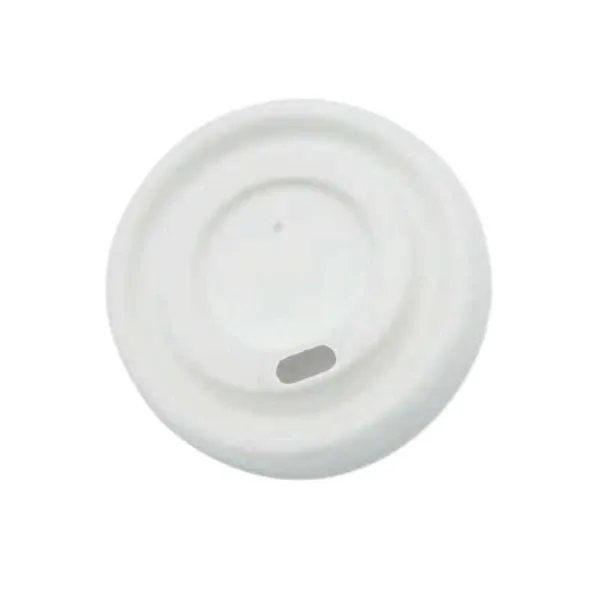 Dangtelis iš cukranendrių pluošto bambuko puodeliui 30 ir 35 ml - 50 vnt. paketas