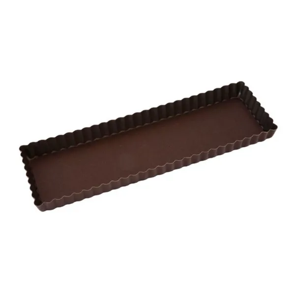 Kvadratinė pyrago forma su išraiškomu dugnu - 350 x 110 mm