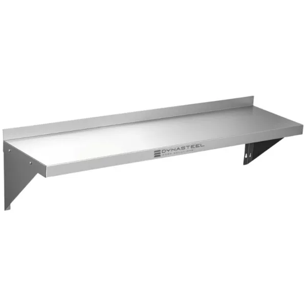 Nerūdijančio plieno sieninė lentyna - L 1400 x P 300 mm